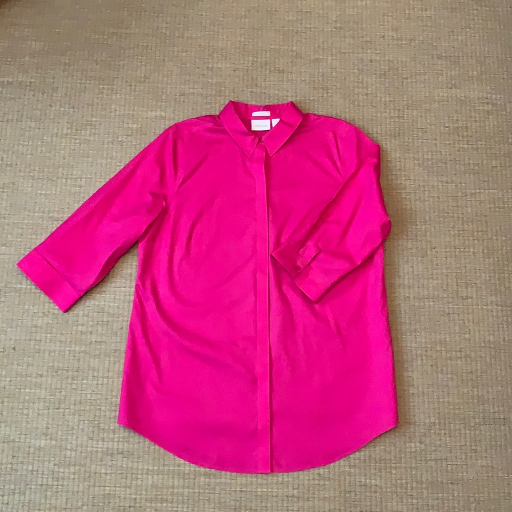 Button-down blouse